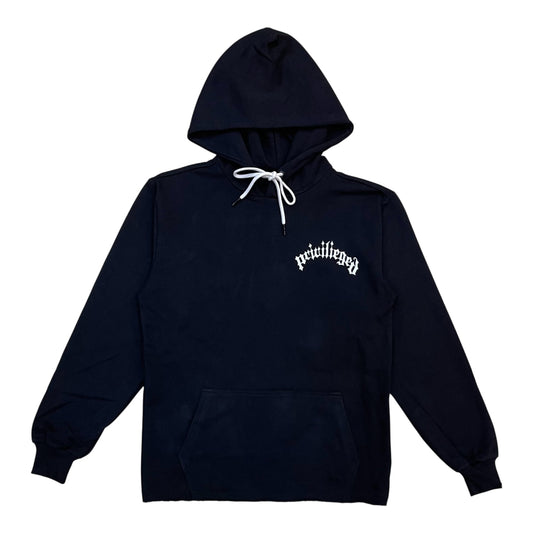 F470 - Privileged Graphic Fleece Hoodie