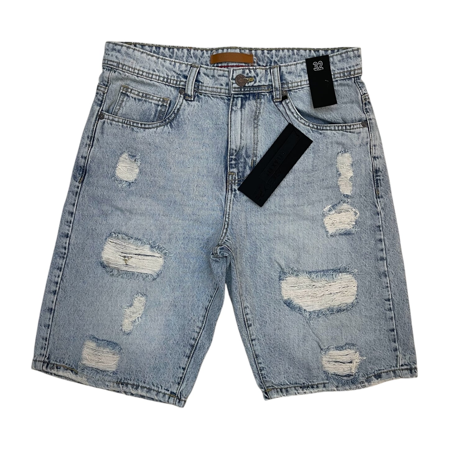 WH-S612 - 90's Ripped Relax-Fit Non-Stretch Jorts
