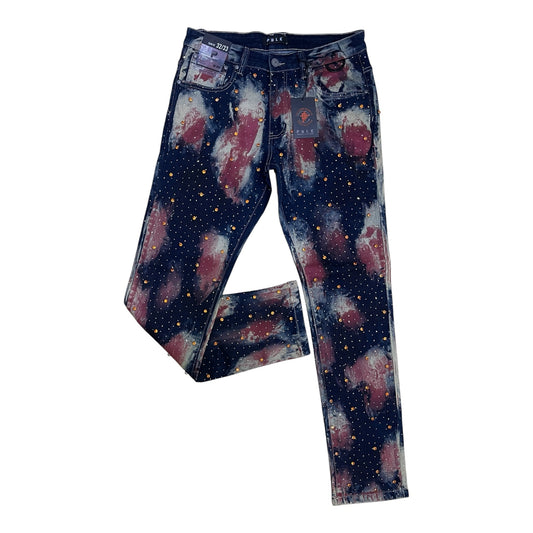 Kd2678 -  Premium Gem-Studded n Rhinestone Slim-Fit Stretch Jeans