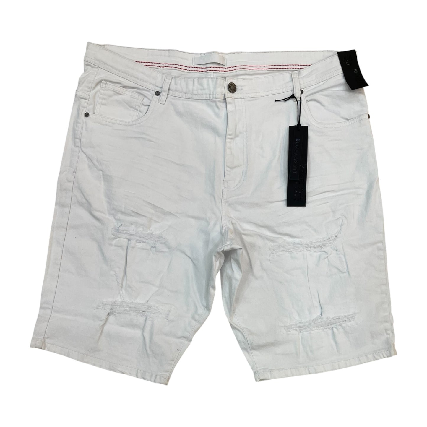 SC02X - Big Men's Core Twill Ripped Slim-Fit Stretch Shorts