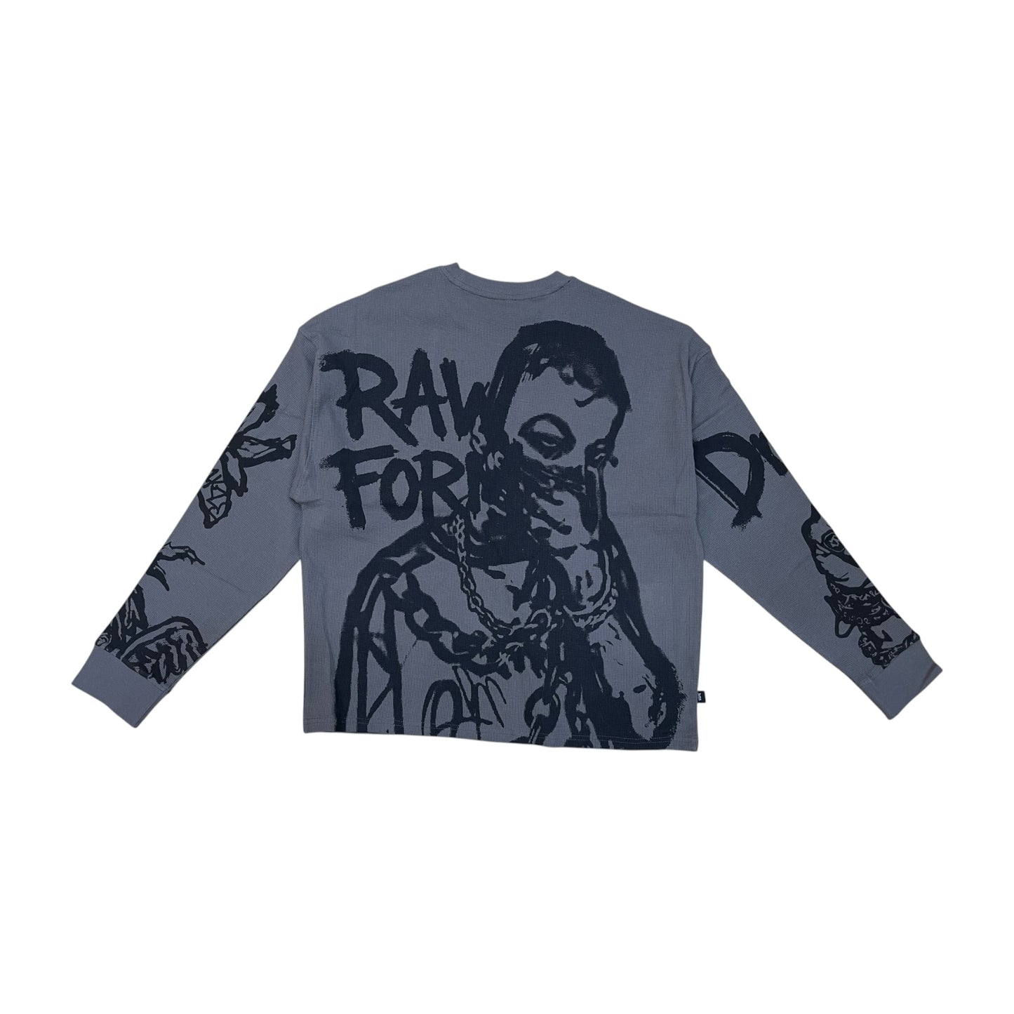 WH-SW6054 - Raw Form Drift Graphic Crew Neck Long Sleeve T-Shirt