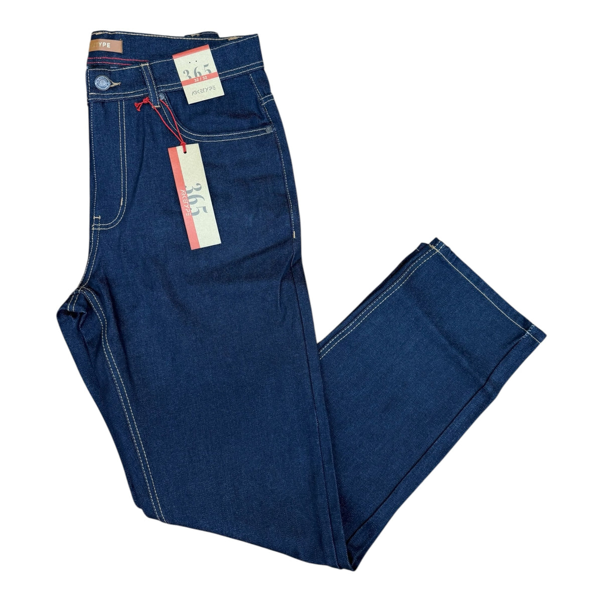 PC01 - Basic Whisker Relaxed-Fit Jeans