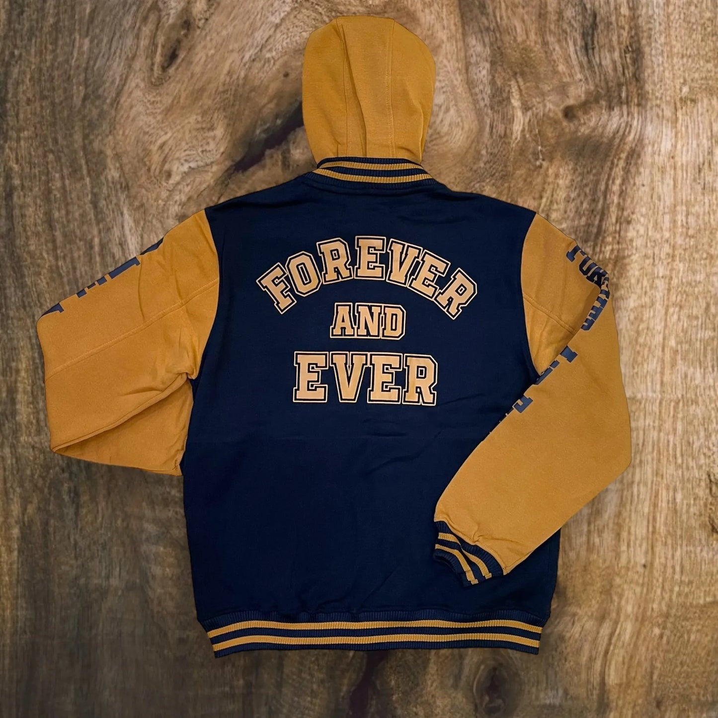 842-B511 - Boy's Forever and Ever Flc Varsity Jacket