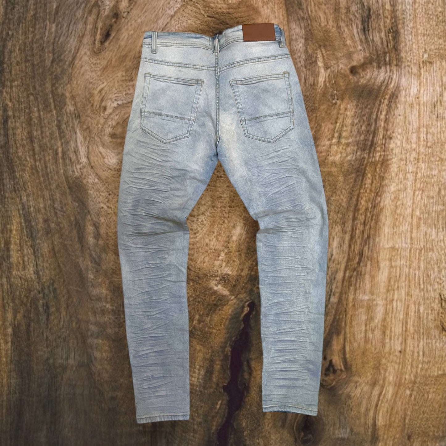 P515 - Full Crinkle Slim-Fit Stretch Jeans