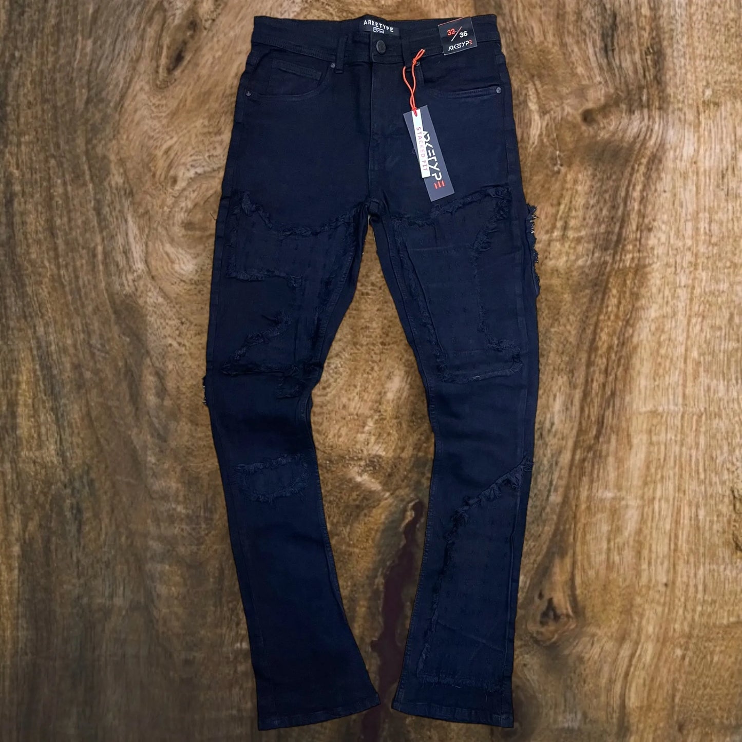 P429 - Soho Stacked Flare Jeans