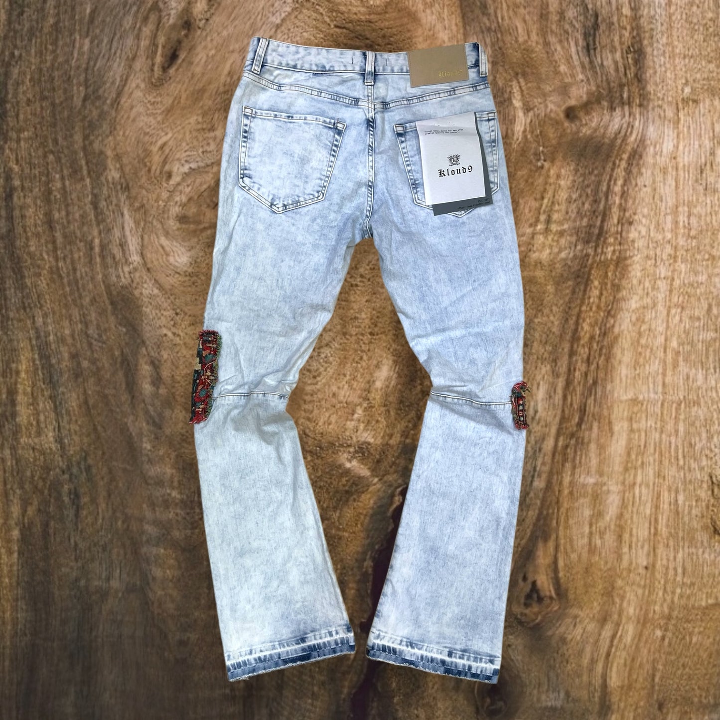 P24110 - Men's Premium Stacked Flare Pants with Tapestry