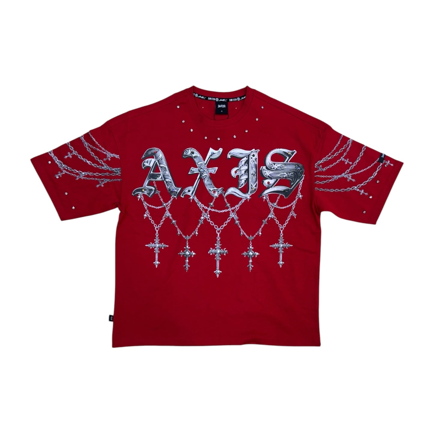 WH-SW6151 - Axis Nexus with Studs Boxy Graphic T-Shirt