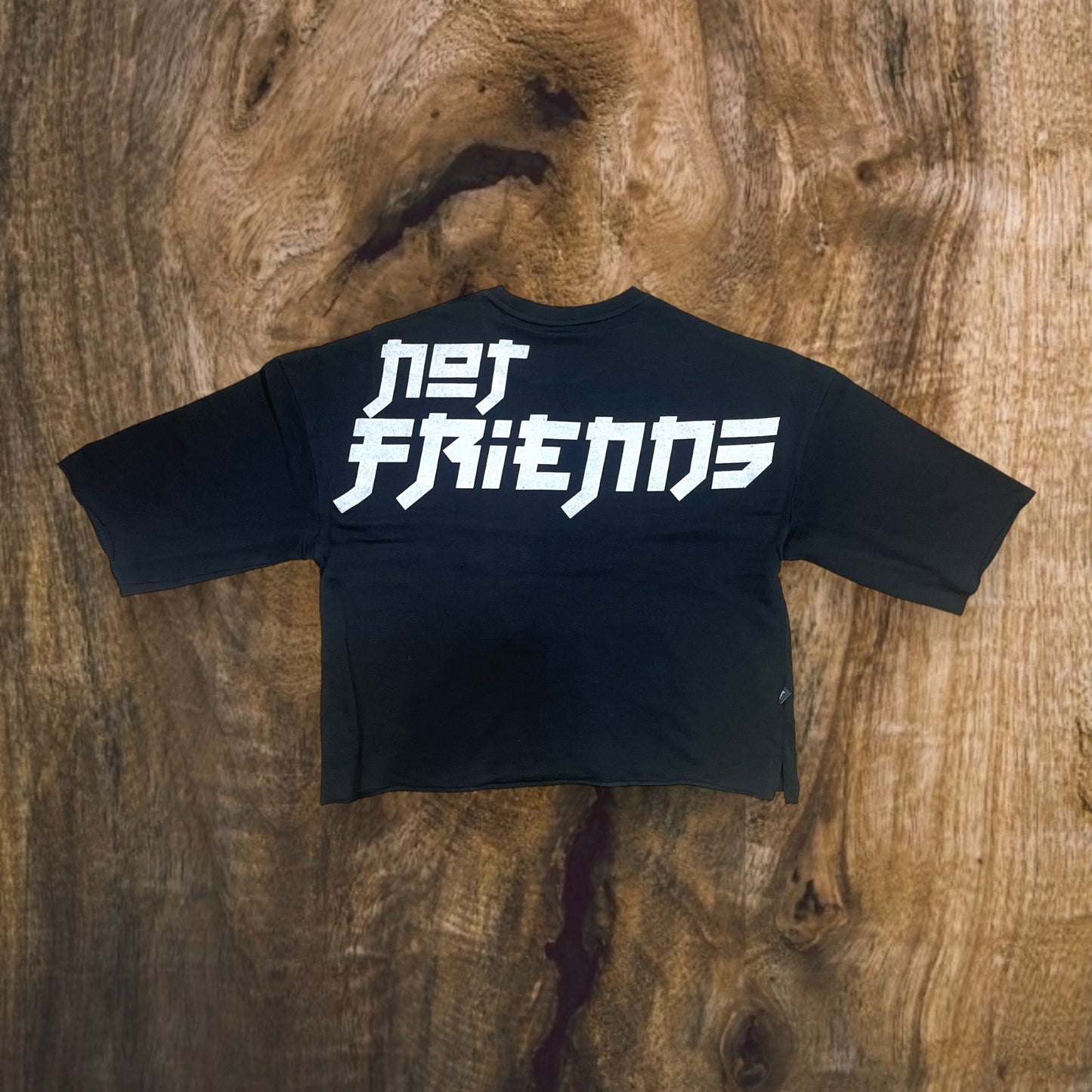 SW5119 - Make Money Not Friends Graphic Cropped Top T-Shirt