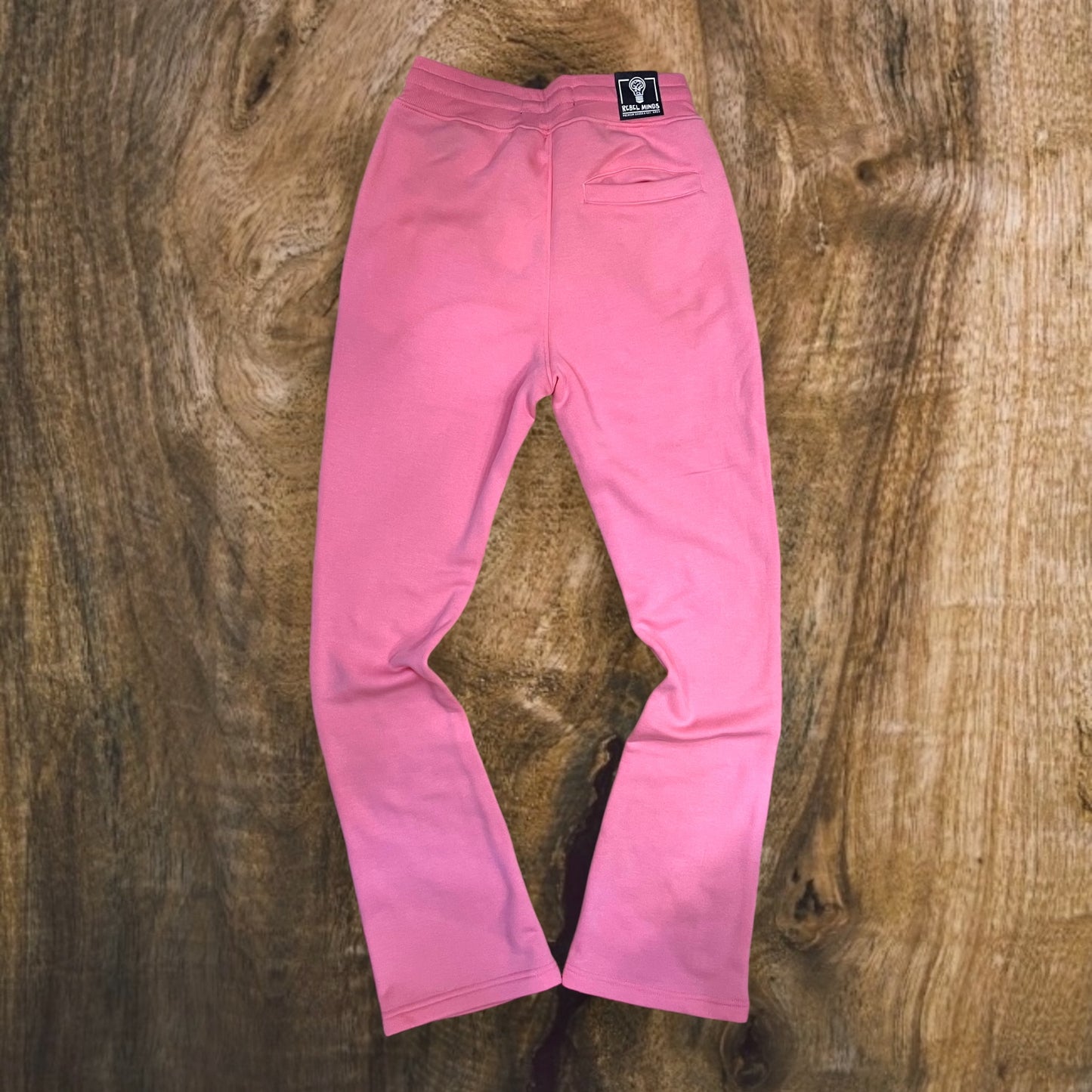 100-475 - Stacked Fleece Pants (Dusty Pink)