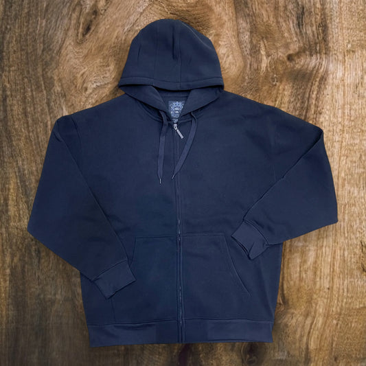 FT206X - Big Men's Core Plain Fleece Zip-Up Regular-Fit Hoodie
