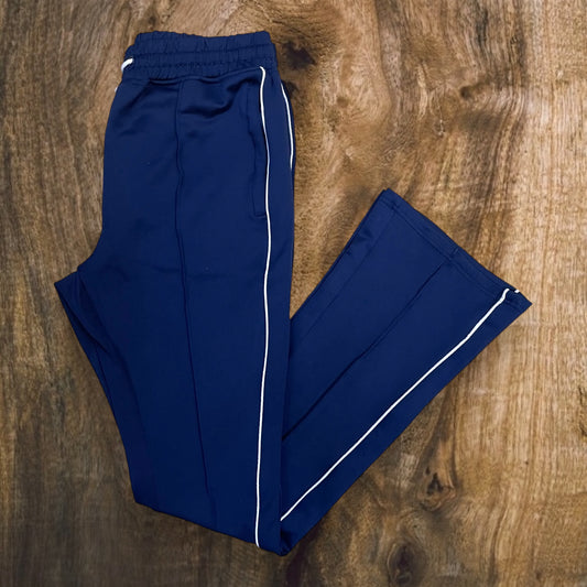 100-470 - Track Stacked Fit Pants (Navy)