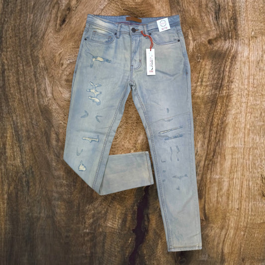 P501 - Houston Ripped Slim-Fit Stretch Jeans