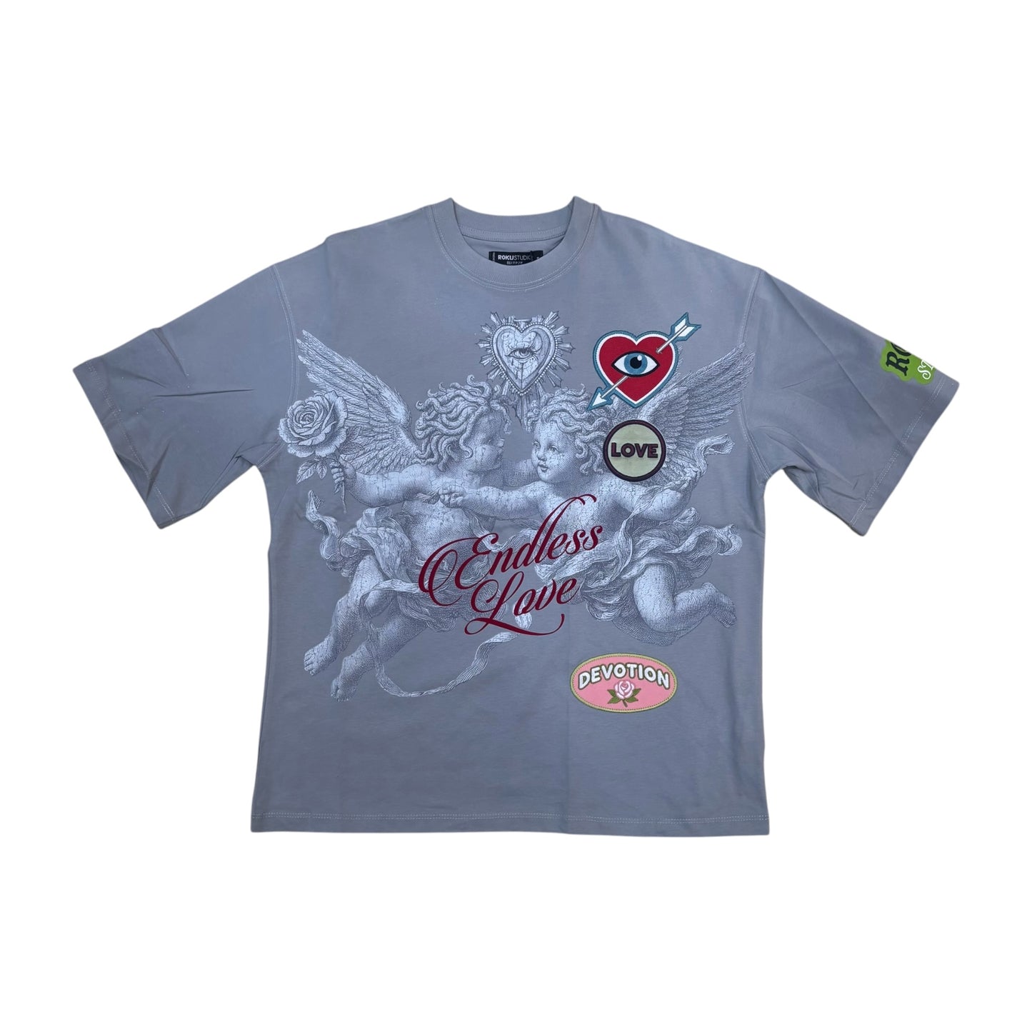 WH-RK1482123 - Devotion Faded Boxy Graphic T-Shirt