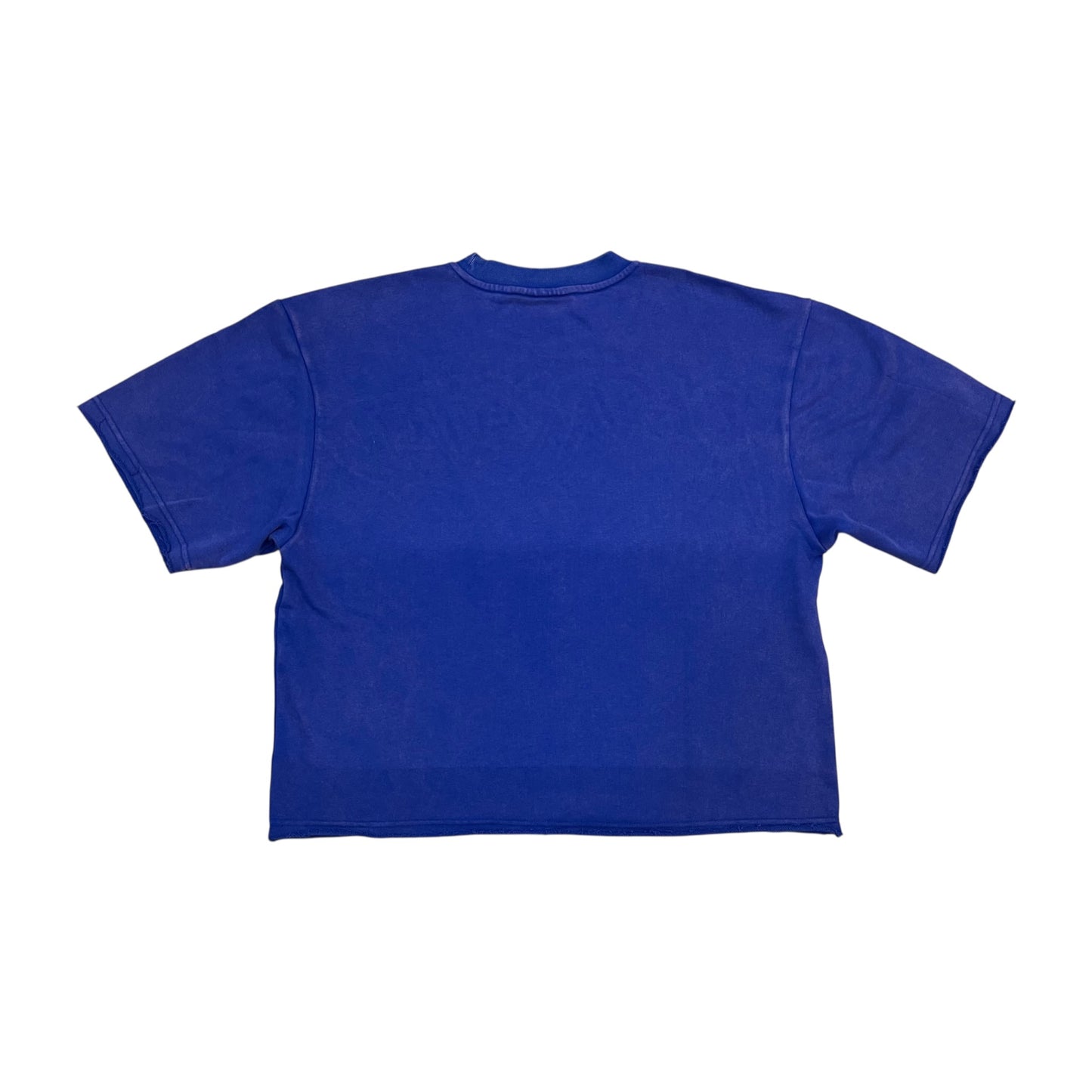 610-11192 - Resurrected Rhinestone French Terry Cropped Graphic T-Shirt