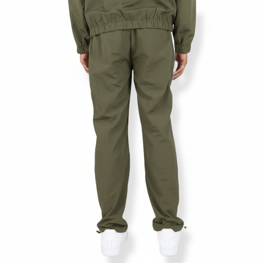 WH-A00-14405 - Bent Stripes Nylon Straight-Fit Pants