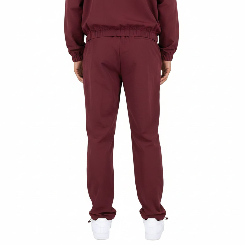 WH-A00-14405 - Bent Stripes Nylon Straight-Fit Pants