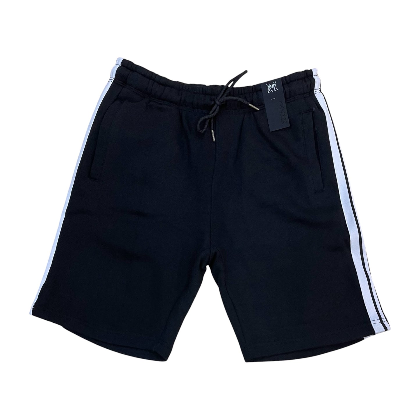 S608 - Side Tape Regular-Fit Fleece Shorts