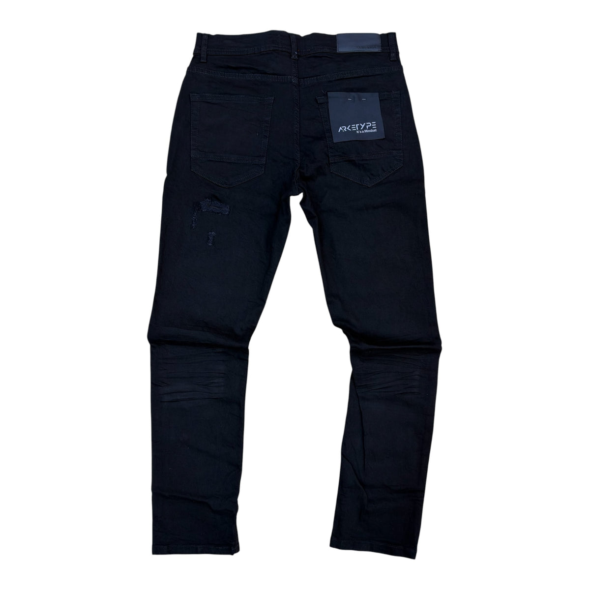 WH-P629 - Dallas Ripped Straight Fit Stretch Jeans