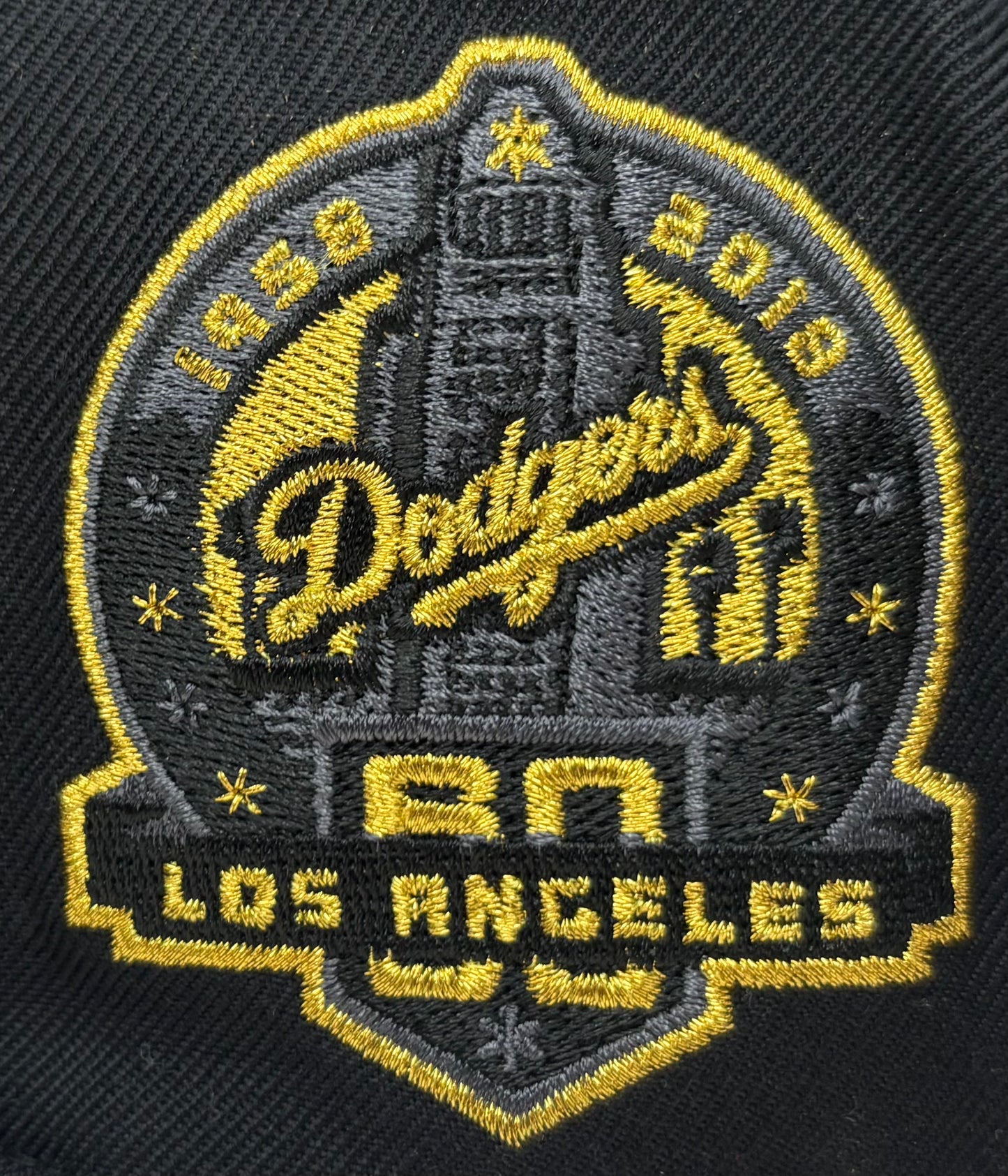 HS17986 - LA Dodgers Black/Gold OS FASHION Snapback