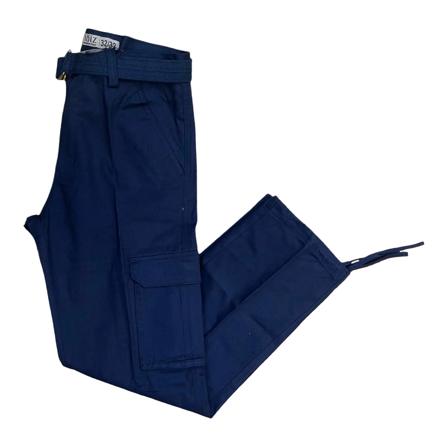 KP610X - Big Men's Basic Twill Cargo Pocket Straight-Fit Pants