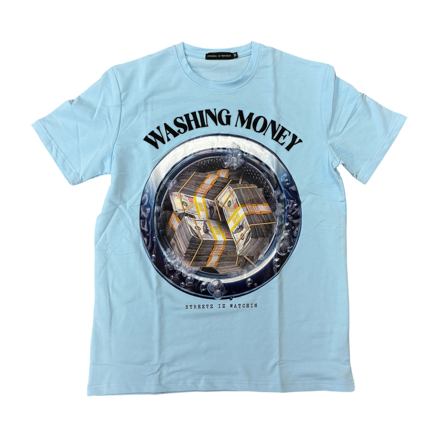 WH-SIW5156 - Washing Money Premium Graphic T-Shirt