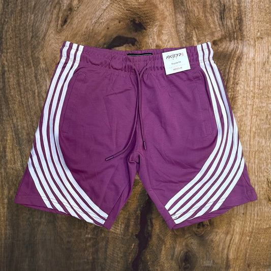 S533 - Stripe French Terry Shorts