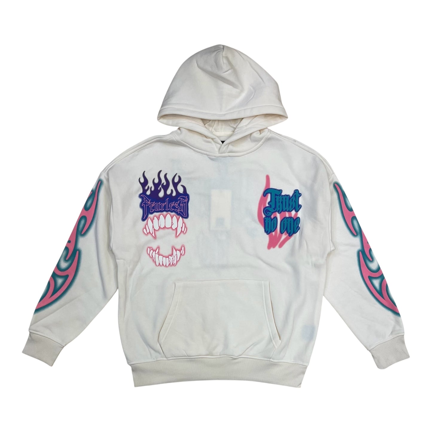 152-313 - Trust No One Graphic Fleece Hoodie