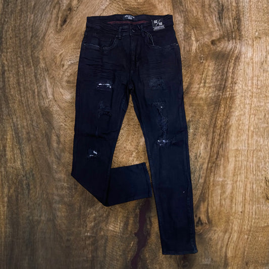 P417 - V2 Color Backing Slim-Fit Stretch Jeans