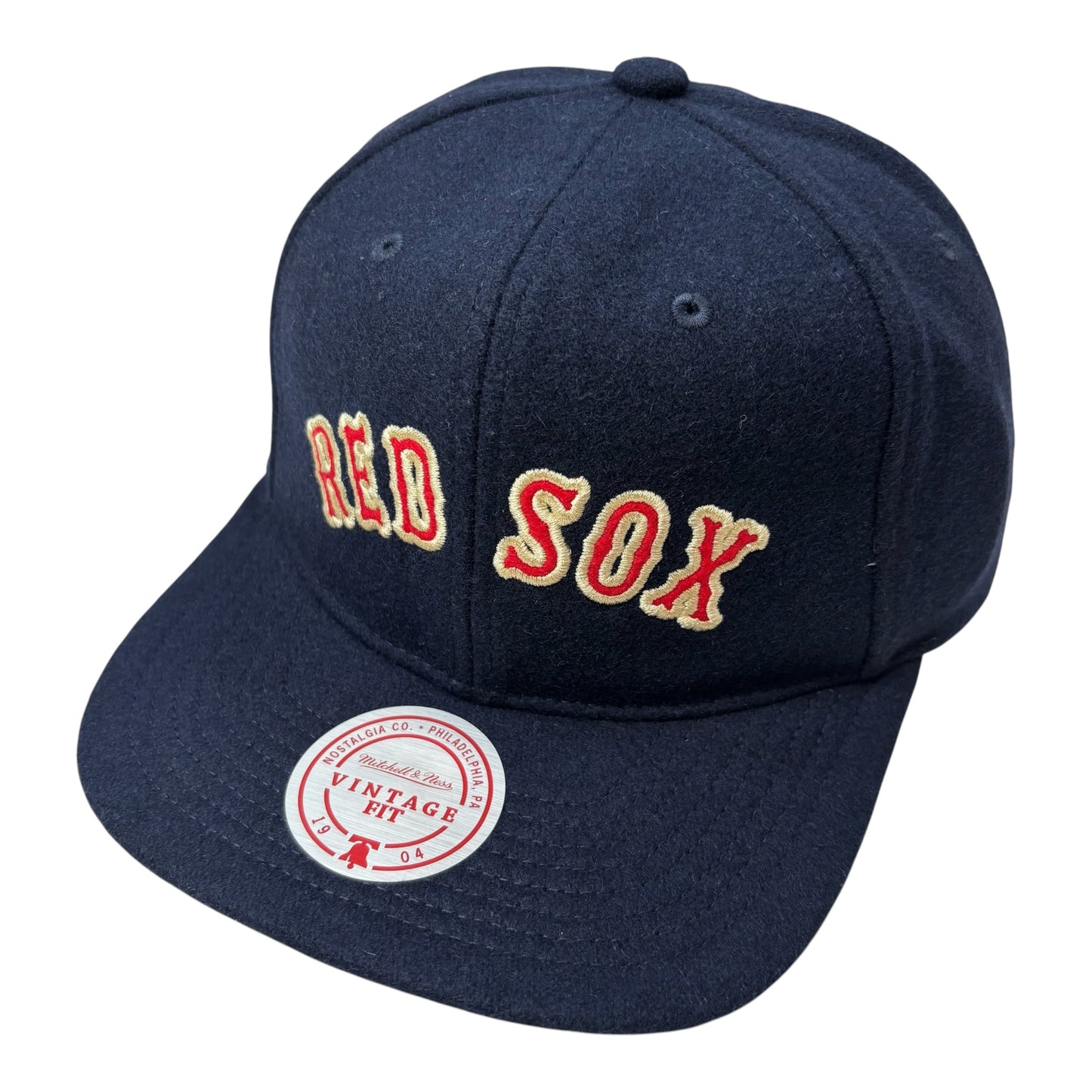 HM12176 - Boston Red Sox Navy/Red Vintage Fit Strapback Hat