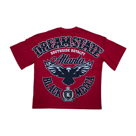 WH-RK1482066 - Atlanta with Rhinestones n Studs Boxy Graphic T-Shirt
