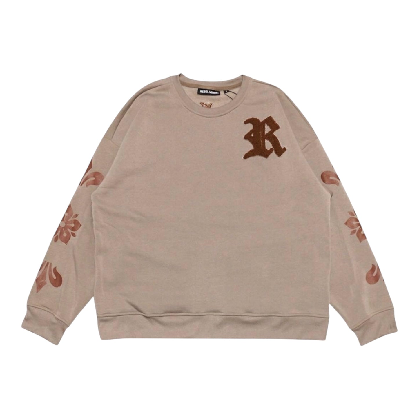 152-320 - Rebel Palms Fleece Graphic Crewneck