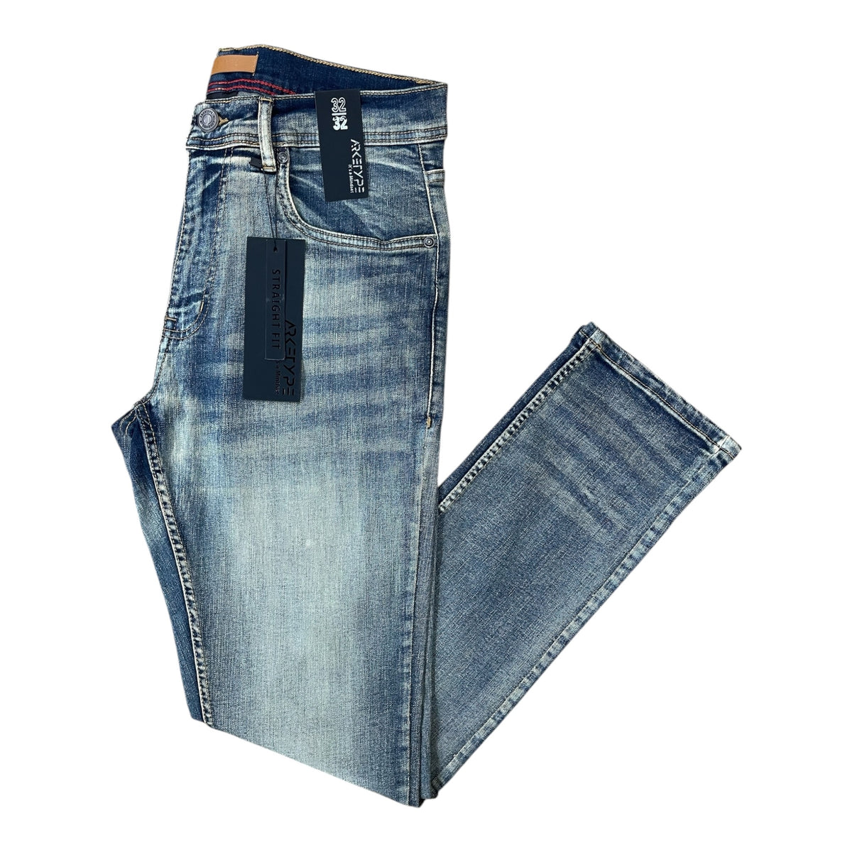 PC04 - Core Straight-Fit Stretch Jeans