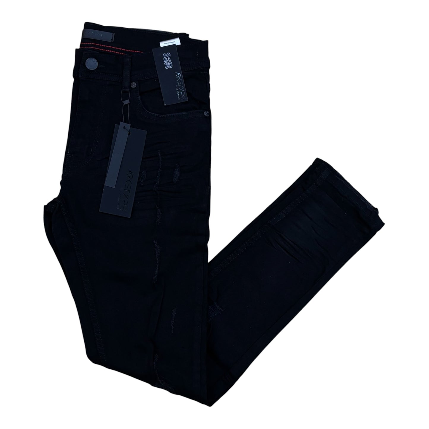 WH-P556 - True Rip & Repair Slim-Fit Stretch Jeans
