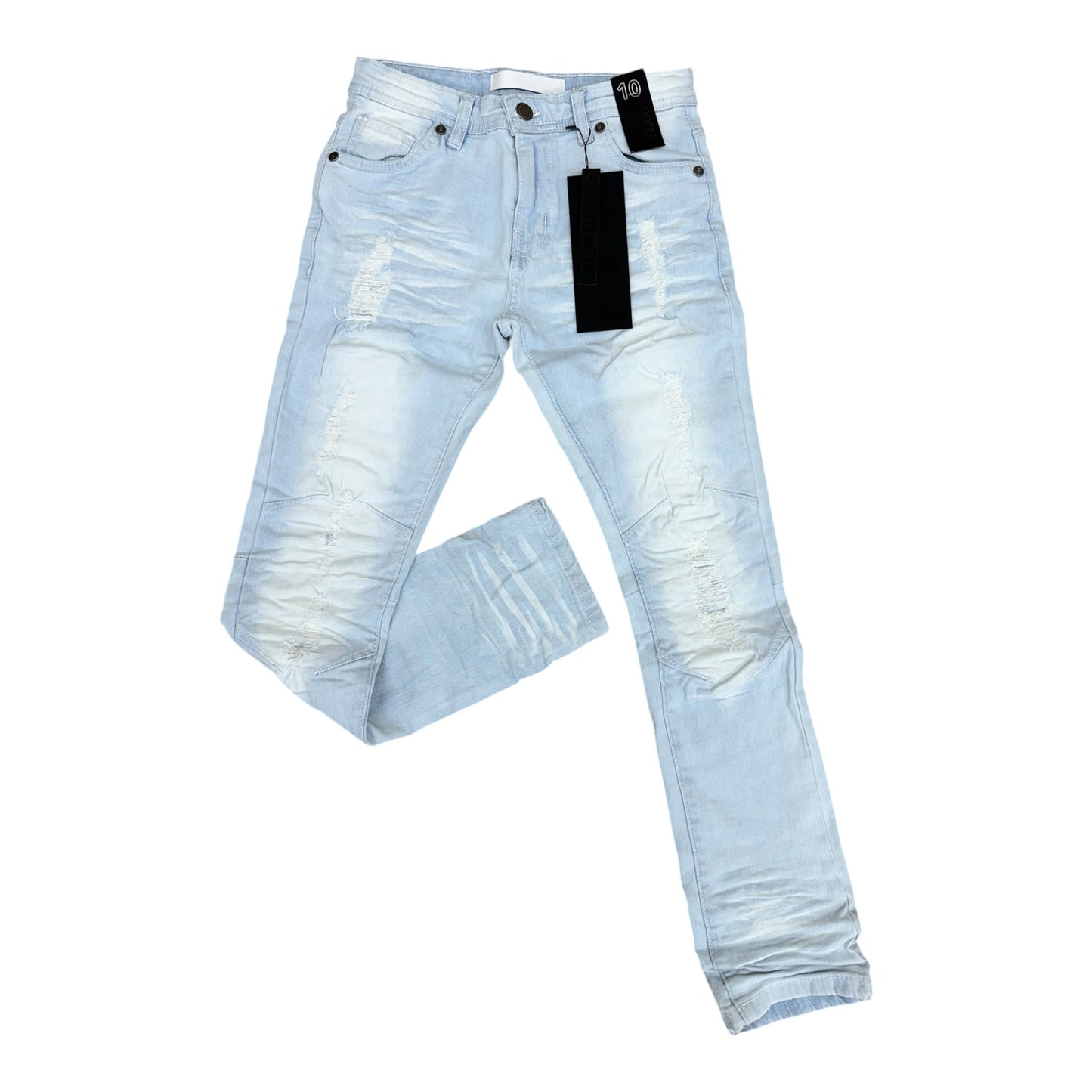 WH-P512K - Boy's/Kids Double Whisker Slim-Fit Stretch Jeans
