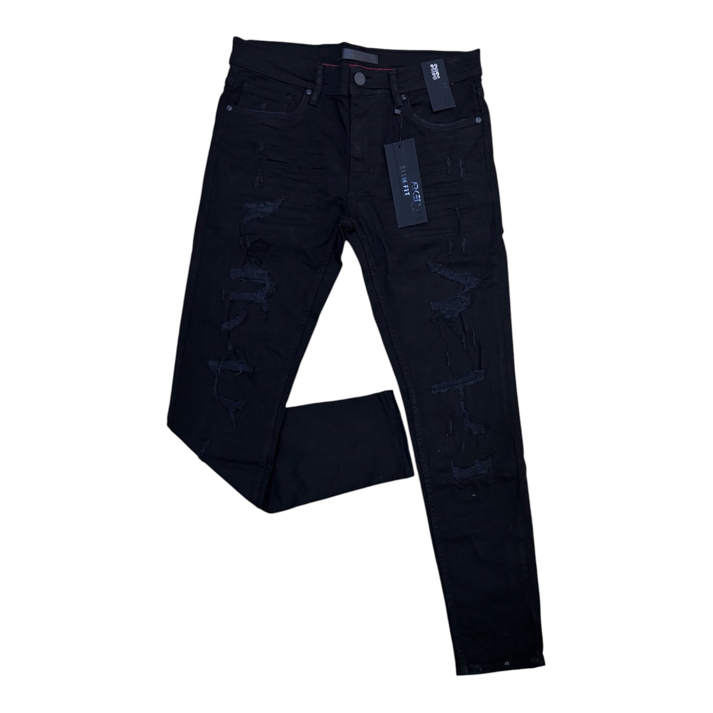 WH-P502 - Laredo Ripped Slim-Fit Stretch Jeans