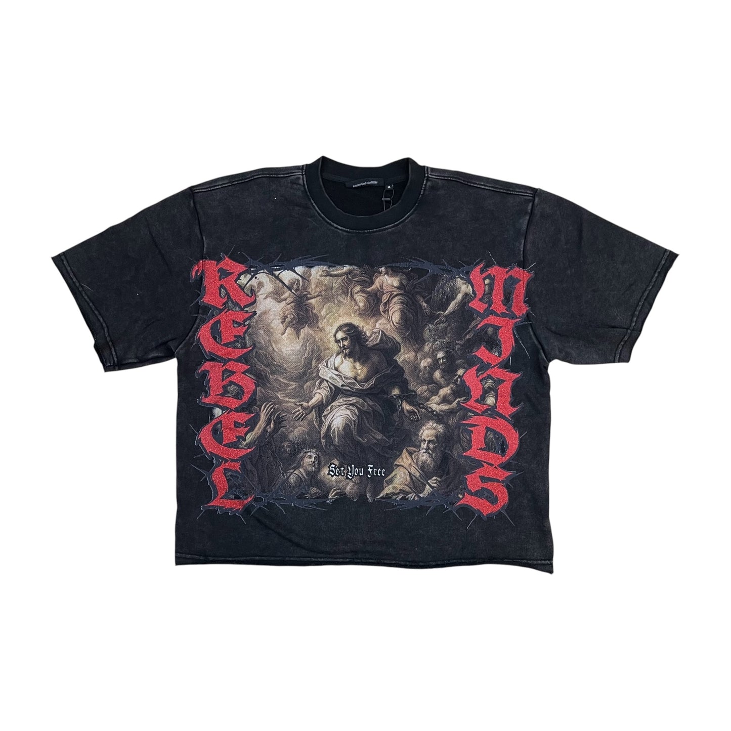 WH-610-11160 - Set You Free Cropped Graphic T-Shirt