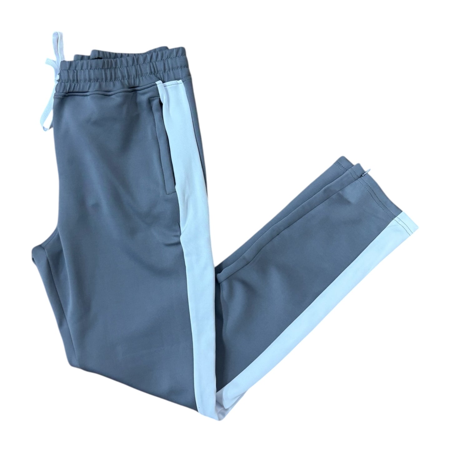 100-401 - Men's Track Pants (Grey/White)