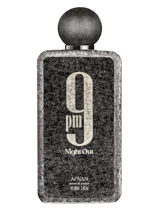 Afnan 9 PM Night Out Unisex Extrait de Parfum, 3.4 Fl. Oz