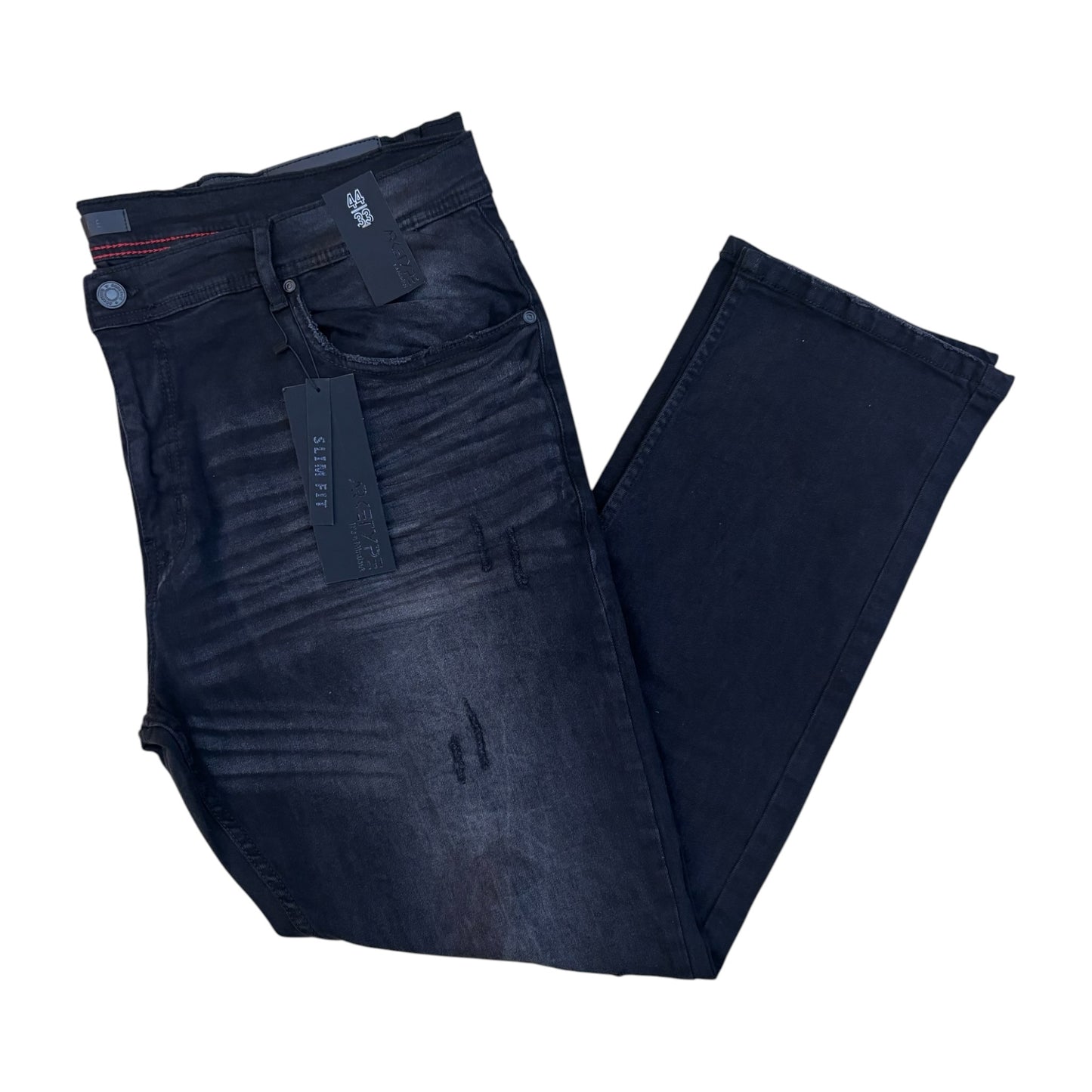 WH-P611X - Big Men's Revival Ripped Slim-Fit Stretch Jeans