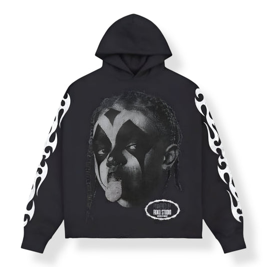 RK5481746 - RUTHLESS Cropped Fleece Hoodie
