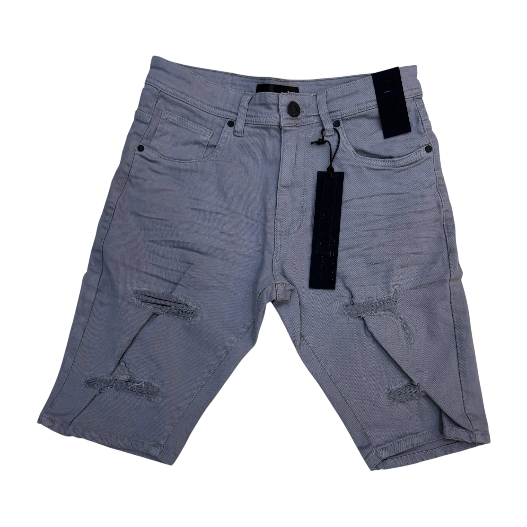SC02 - Core Twill Ripped Slim-Fit Stretch Shorts – Just Casual