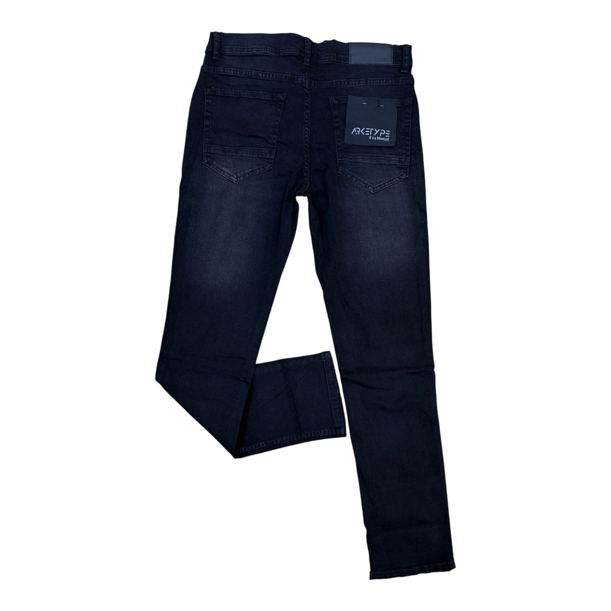 WH-P623 - Color Backing Straight Fit stretch Jeans