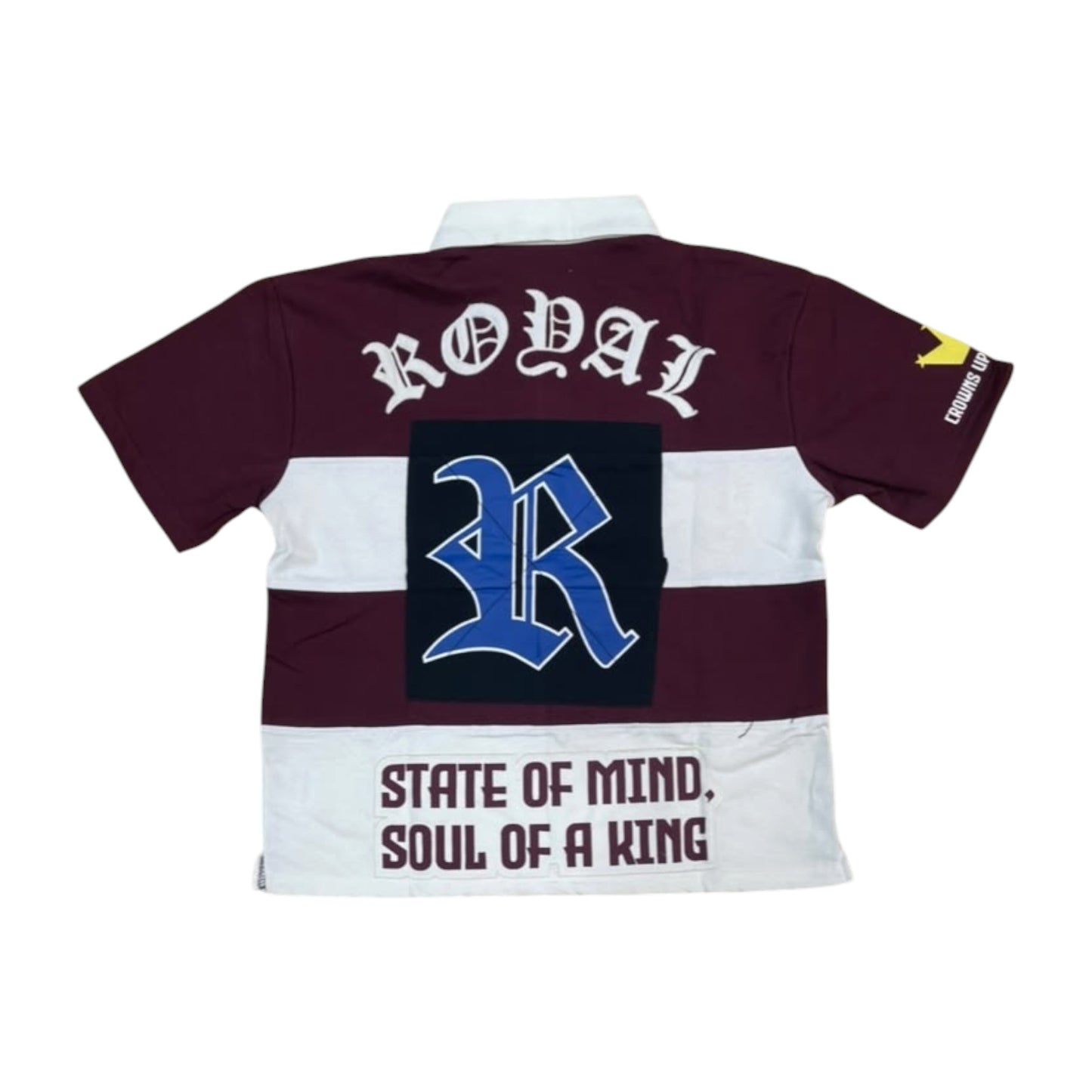 KT607 - Royal State Athletic Boxy Graphic Polo Shirt
