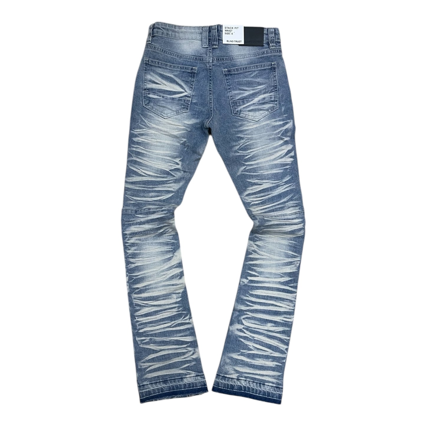 BTP25271K - Boy's/Kid's Rip & Repair Stacked Flare Jeans