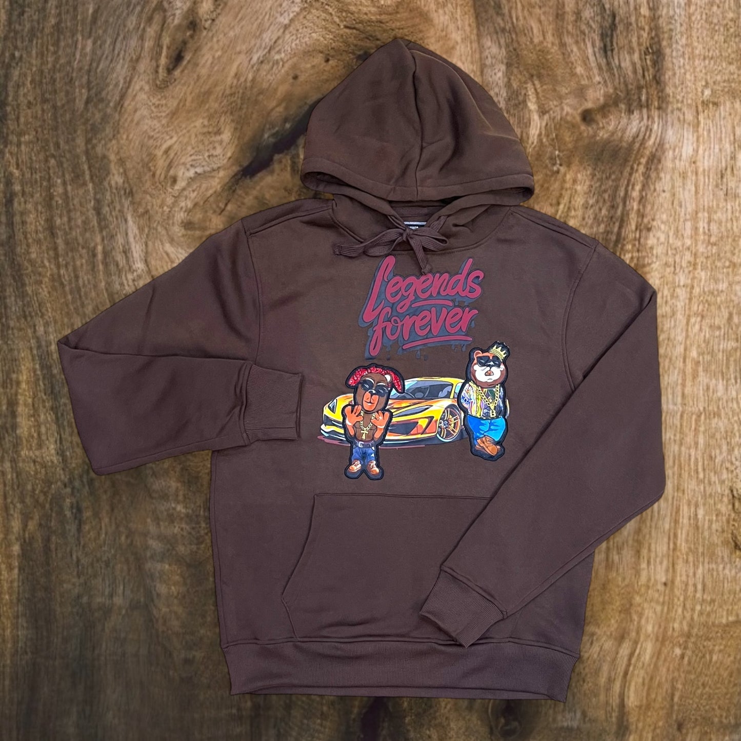 F471 - Legends Forever Hoodie (Brown)