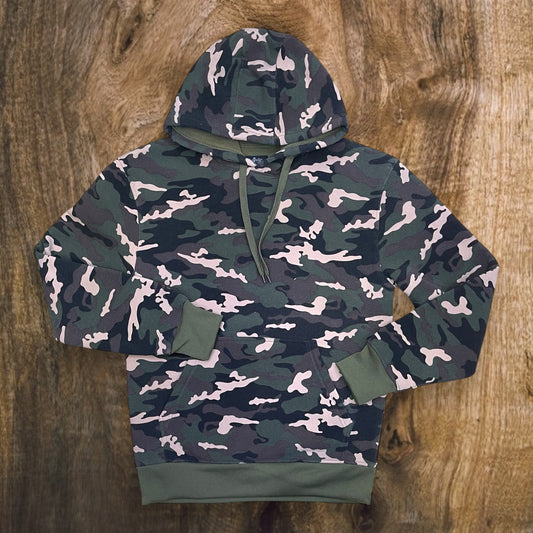 FT201 - Core Plain Fleece Pullover Regular-Fit Hoodie