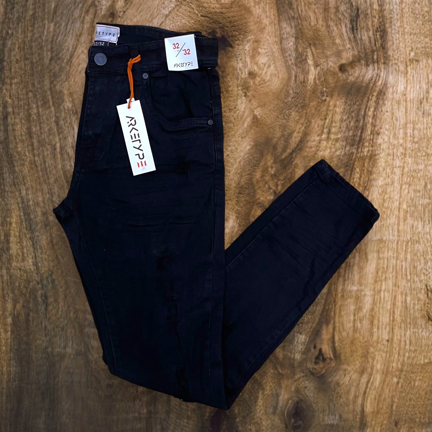 JP435 - Super-C Slim-Fit Stretch Jeans (Jet Black)