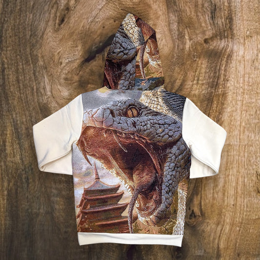 FB2551 - Saint Rhinestone Tapestry Graphic Hoodie