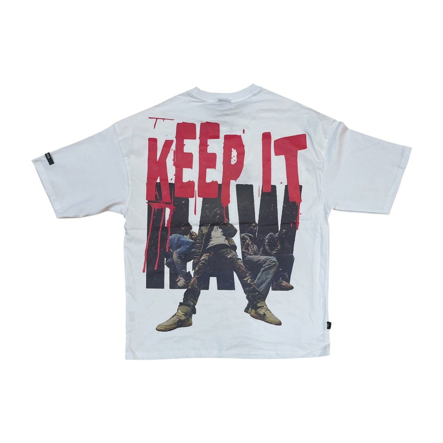 WH-SW6111 - Keep Your Soul with Pearls Boxy Graphic T-Shirt