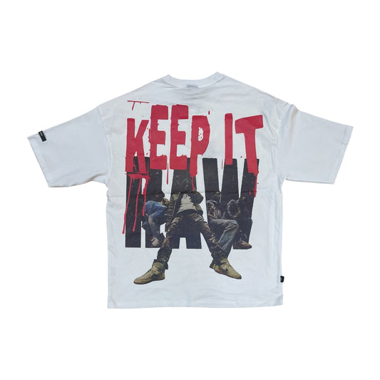 WH-SW6111 - Keep Your Soul with Pearls Boxy Graphic T-Shirt
